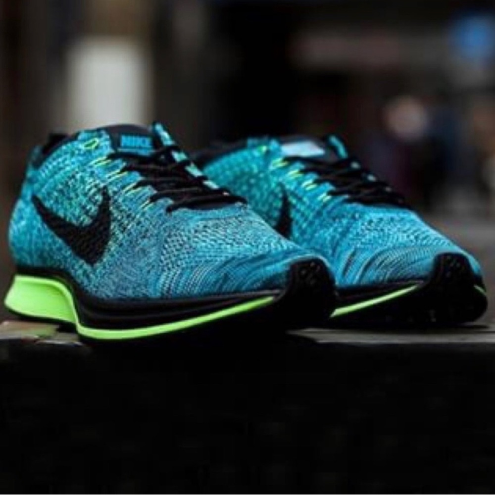 Nike Flyknit Racer 'Blue Lagoon' 526628-401